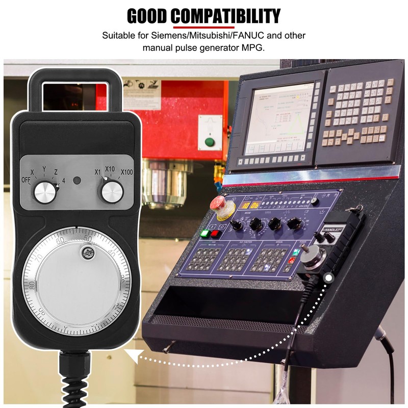 CNC Handwheel Manual Pulse Generator Electronic Handwheel for CNC Multiple