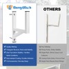 Ladder Rack for Trailer, Side Mount Trailer Ladder Rack with