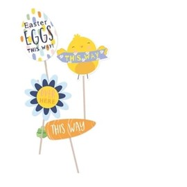 Easter Egg Hunt Games Kit Clues Signs & Easter Bunny Feet Fun Family Easter Trail