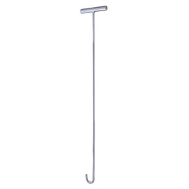 United Pacific 90010 31" Heavy-Duty Chrome Plated 5th Wheel Pin Puller, Solid Steel Rod w/5in Handle, Fifth Wheel Pin Puller - J-Hook – One Unit
