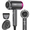 CONFU Ionic Blow Dryer 1600W, Portable Lightweight Fast Drying Negative