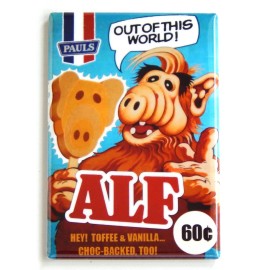 Blue Crab Magnets Alf Ice Cream FRIDGE MAGNET sign popsicle tv show - 1.75 x 2.75 inches