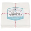 Now Designs Bakers Floursacks, Set of Three, Unbleached White, Set