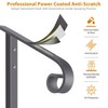 Zwinz Handrail Railing 38.8‘’H, Single Post Handrail Fits 1 or