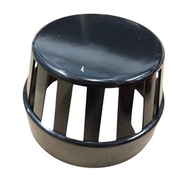 110mm Ring Seal Cowl Vent Terminal - Black Soil Pipe Fittings