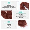 Pouweney 24 Inch 3 In 1 DE Dreadlock Extensions Sets,