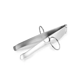 IBILI Schinkenpinzette, Rostfreies Metall, Silber, 12 x 3 x 6 cm