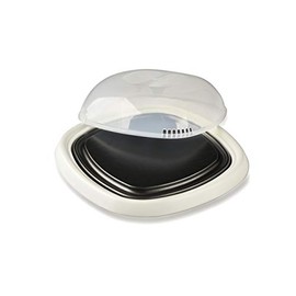 Nordic Ware Micro Microwave QuickCrisp, 6.5 x 6.5 Inch Cooking Surface, White