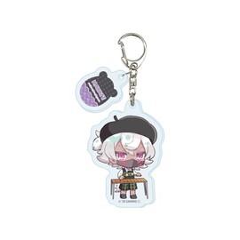 Maimai Goen 05 Hayate [Mini Character Illustration] Acrylic Key Holder with Parts