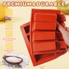 Wilewir 3Pcs Silicone Granola Bar Mold, 12-Cavity Rectangle Silicone Chocolate
