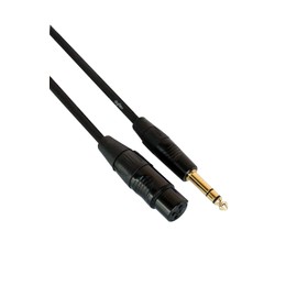 Digiflex HXFS-6 6 Foot Pro Adapter Cable -XLR to TRS Connectors