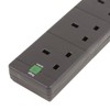 kenable Surge Protected 6 Gang Way Mains Extension Socket UK