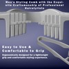 HSYWSH 2 PCS Texture Comb, Wide Tooth Styling Comb, Curly