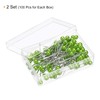 PATIKIL Pearlized Sewing Pins, 2 Set Stainless Steel Ball Head