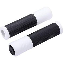 BBB Cycling Bicycle Handlebar Grips Mountain Bike Shock Absorbent Anti-Slip One Pair White Viper BWG-97