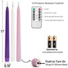 Stmarry Flameless Advent Candles, Set of 5 - Flickering LED