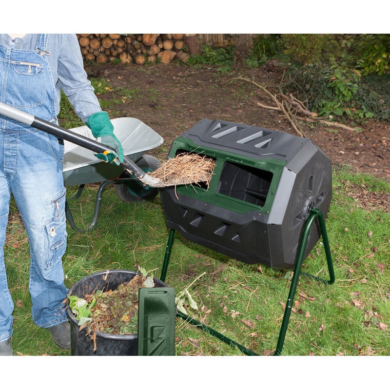 Exaco Trading Company Exaco Mr.Spin Compost Tumbler - 160 Liters