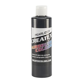 Createx Colors Paint for Airbrush, 8 oz, Pearl Black