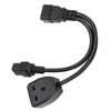 IEC320 C20 Male to C19 Female Power Cable PVC Y