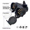 HISports 13 Pin to 7 Pin Towing Adaptor Twin Socket