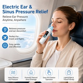 Ear Pressure Balancing Device for Travel – Adjustable Electric Airflow Design for Flying, Diving & Altitude Changes