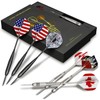Professional Steel Tip Darts Set - Dart Board Darts Brass