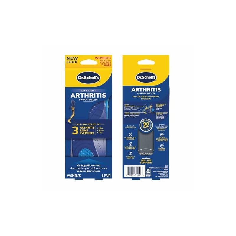 Plantillas de apoyo para artritis Dr. Scholl's, para mujer, 1