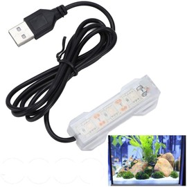 Blue Light Small Aquarium Led Light, Multicolor Led Fish Tank Light for Freshwater Plants Aquarium Accessories, Fish and Aquatic Pets Aquarium Lights