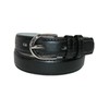 CTM® Toddlers Basic 1 Inch Leather Belt, Small, Black