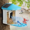 GNCC Smart Bird Feeder with Camera Wireless Outdoor, 1080P Wild