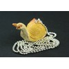 Miniblings Snail Necklace 80Cm Slug Shell Rubber