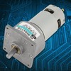 DC12V/24V 35W Mini DC Gear Motor Metal Speed Adjustable Large