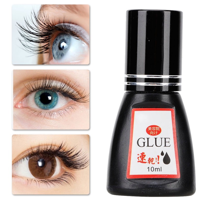 10ml Eyelashes Extension Glue Odor Free 0.5seconds Quickly Dry DIY