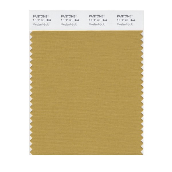 PANTONE Smart 16-1133X Color Swatch Card, Mustard Gold