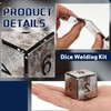 Therwen 5 Pieces Welding Practice Kit Steel 16 Gauge Dice