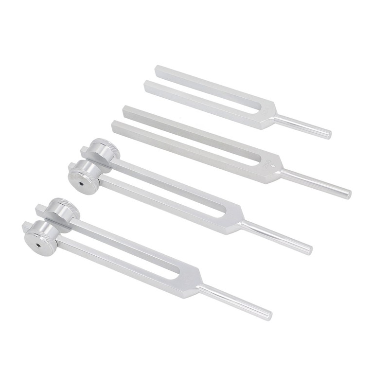 Resonance Tuning Forks Healing Set C128Hz 384Hz C256Hz OM136.1Hz Weighted