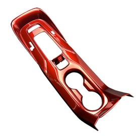 HANSTRONG GEAR RED Color Center Console Gear Shift Panel ABS Trim Frame Cup Holder Cover Interior Decoration for Toyota Corolla 2020 2021 2022
