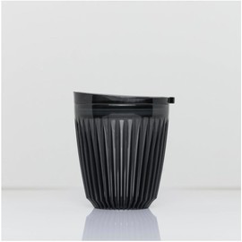 Huskee Renew Range Cup & Lid- Amber and Smoke - (6oz, 8oz, 12oz, 16oz) (Smoke, 8oz Cup & Lid)