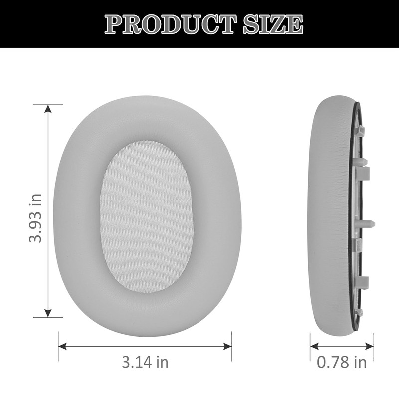 Aiivioll Replacement WH-1000XM6 Ear Pads Compatible with Sony WH-1000XM6 Headphones,