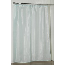 Carnation Home Fashions Fabric Shower Curtain Liner, 70-Inch by 72-Inch, Spa Blue