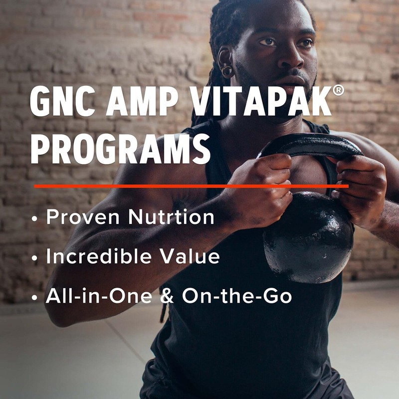 GNC AMP Men’s Extreme Training Vitapak Program, 5 Products in
