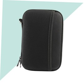 DOITOOL Earphone Organizer Storage Bag Shockproof Data Cable Case for Earbuds Portable Mobile Headset Pouch Black Lightweight and Design for Daily Use