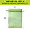 100PCS Fruit Protection Bags - Drawstring Mesh Covers for Gardens