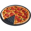 2 Large Pizza Tray Non-Stick Baking Pan 13'' Carbon Steel