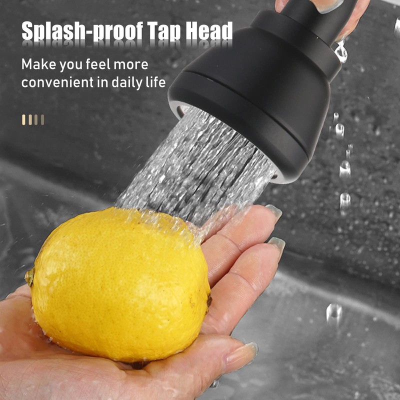 WSADZXC77 360° Rotating Tap Head Extension Splashproof Kitchen Tap Sprayer