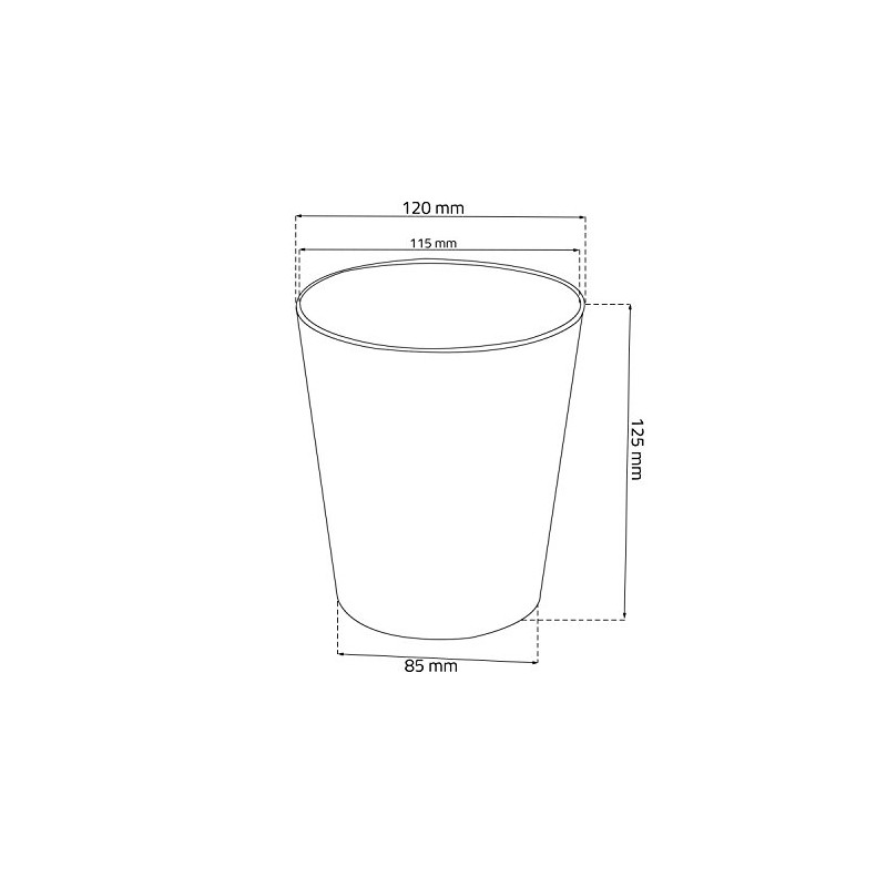 Prosper Plast dnat120–488u 12 x 12,2 cm Nature Blumentopf –