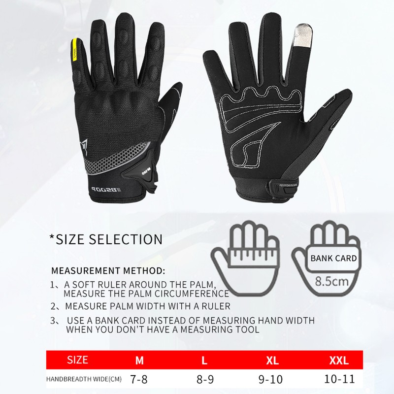 BSDDP Motorcycle Riding Gloves Anti-slip Off-road Four Seasons Outdoor Mountaineering