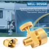 1LB Brass Propane Needle Control Valve, Disposable Adjustable Pressure Propane