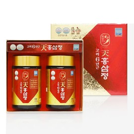 Hansamsu Goryeo 6-year-old Cheonred Ginseng Extract Chuseok Lunar New Year gift 240g / 한삼수 고려 6년근 천홍삼정 추석 설 선물 240g X 2병