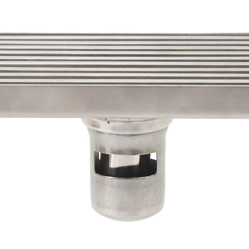 304 Stainless Steel Linear Shower Drain Thickened Lengthened 8 Inch